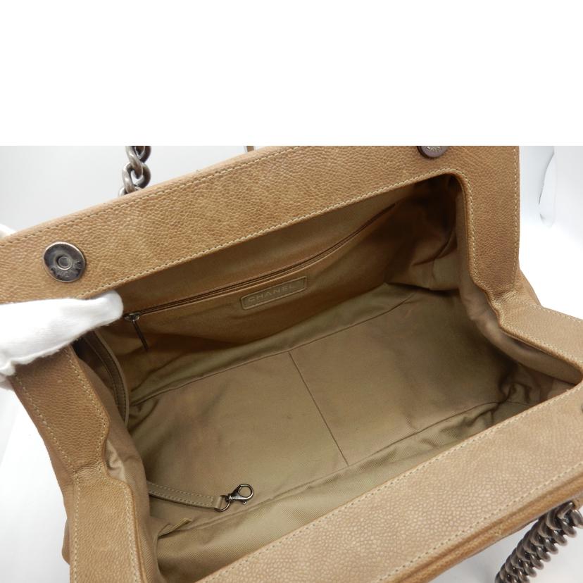 CHANEL シャネル/マトラッセショルダーバッグ/キャビアスキン/ベージュ//15685514/Bランク/02