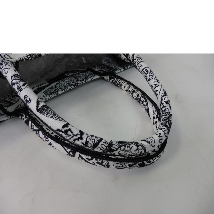 Christian Dior クリスチャン ディオール/プランドゥ パリ エンブロイダリー/白×黒/M1296ZOMP_M041 //50-*******/SAランク/84