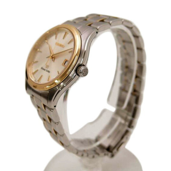 SEIKO セイコー 腕時計 9F62-0A20 18KT×ステンレス Grand Seiko シルバー文字盤/グランドセイコー/デイト/クォーツ/SBGX002//14N***/SAランク/69