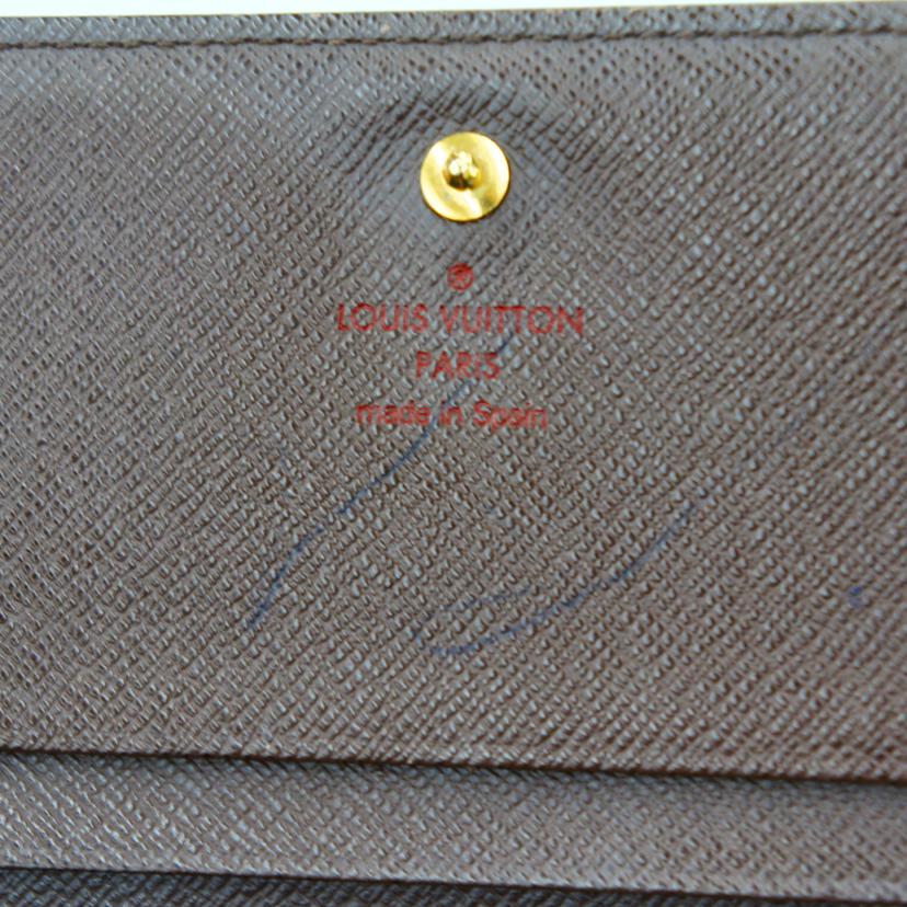 LV ルイ・ヴィトン/ポルトフォイユ・トレゾール/ダミエ/エベヌ/N61736//CA4***/ABランク/05