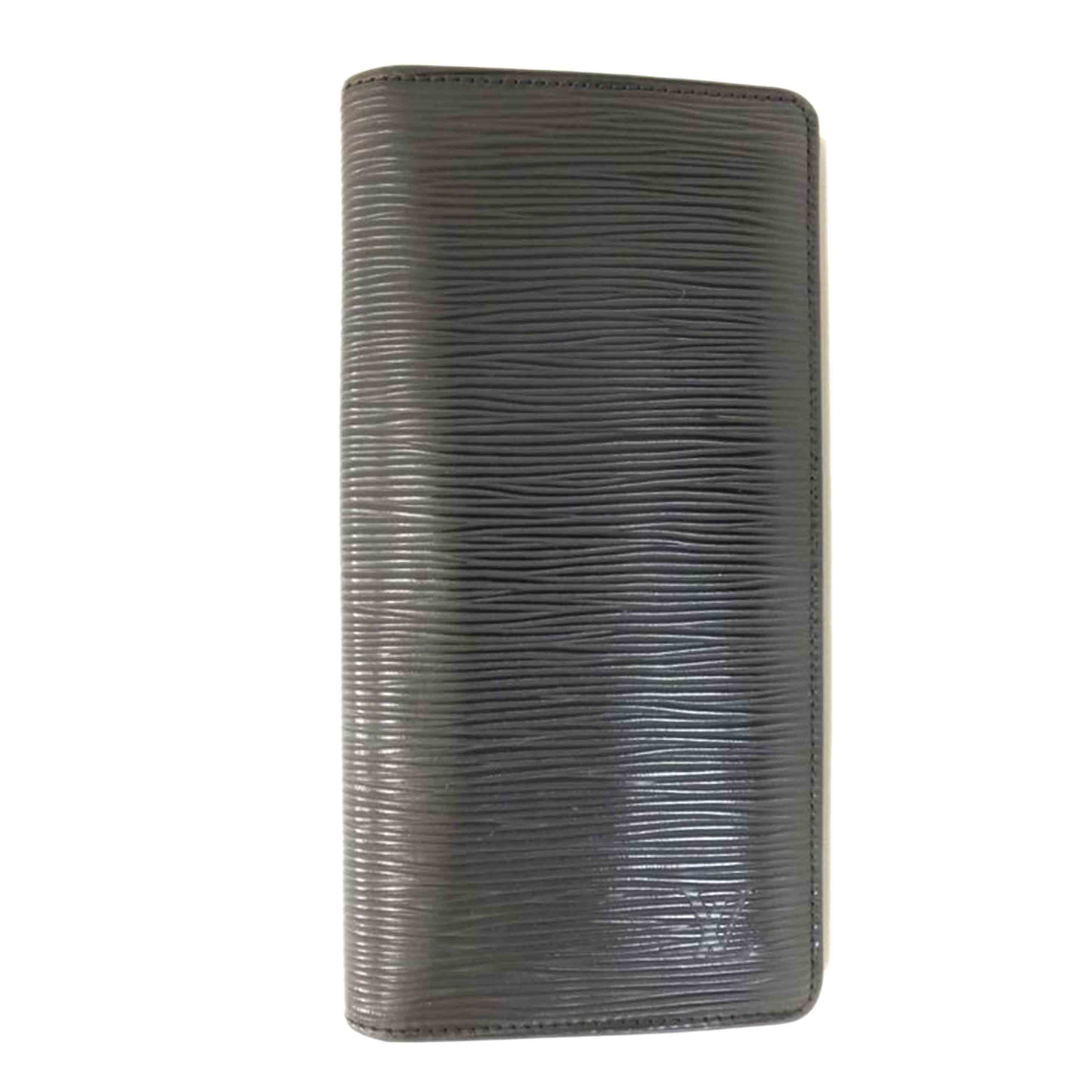 LV LV/ポルトフォイユ・ブラザ/エピ/ノワール/M60622//CT3***/Bランク/88