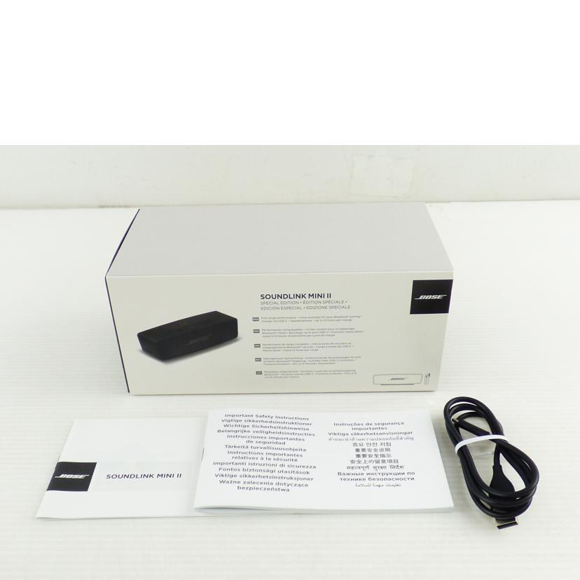 BOSE ボーズ/ワイヤレススピーカー/SOUNDLINK MINI II/SOUNDLINK MINI II//080752P12508632A2/ABランク/64