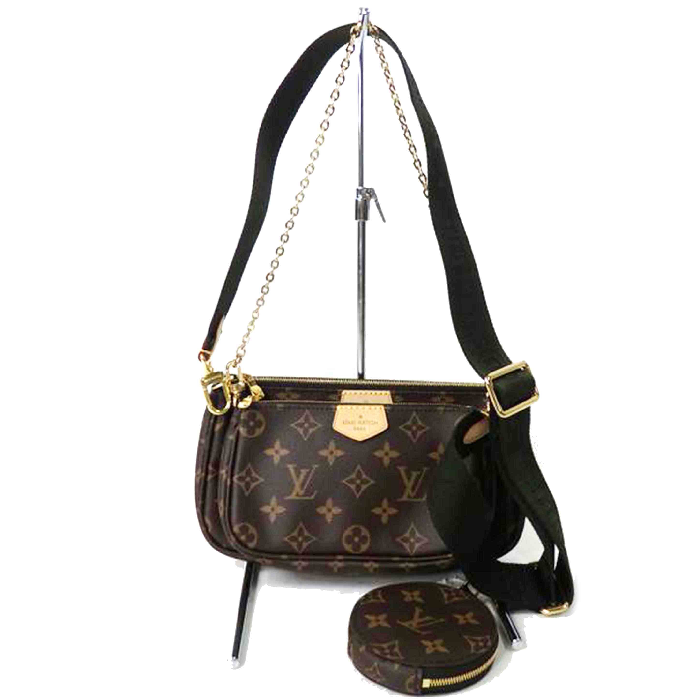 LV ルイヴィトン/ミュルティ・ポシェット・アクセソワール/モノグラム/カーキ/M44813//RFI****/SAランク/84