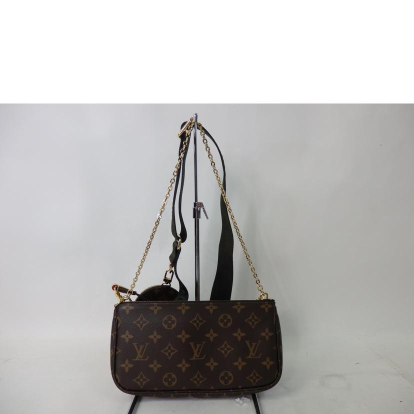 LV ルイヴィトン/ミュルティ・ポシェット・アクセソワール/モノグラム/カーキ/M44813//RFI****/SAランク/84