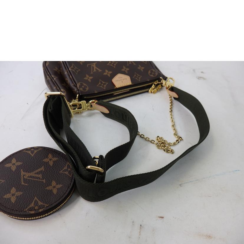 LV ルイヴィトン/ミュルティ・ポシェット・アクセソワール/モノグラム/カーキ/M44813//RFI****/SAランク/84