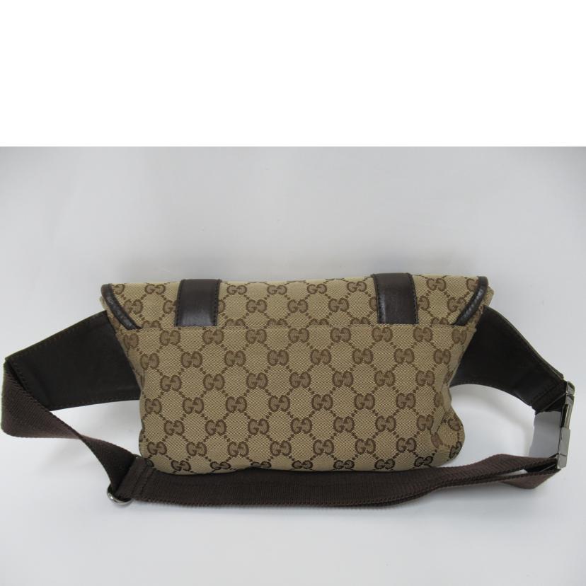 GUCCI/ウエストポーチ/GGキャンバス/145851//205027/Bランク/63