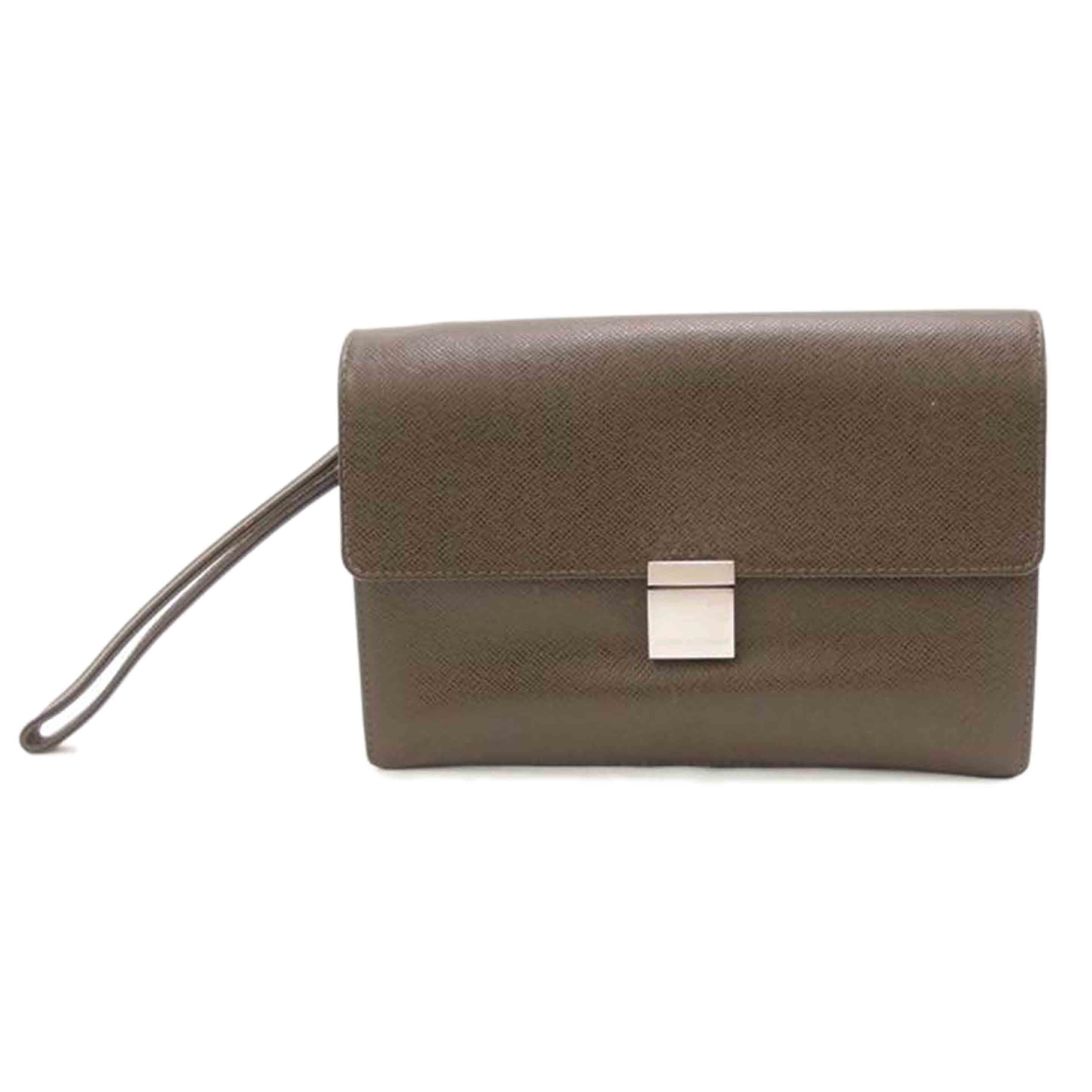 LOUIS VUITTON ルイヴィトン ルイ・ヴィトン レザー セカンドバック クラッチバッグ 茶 メンズ/セレンガ/タイガ/グリズリ/M30782//CA0***/ABランク/69