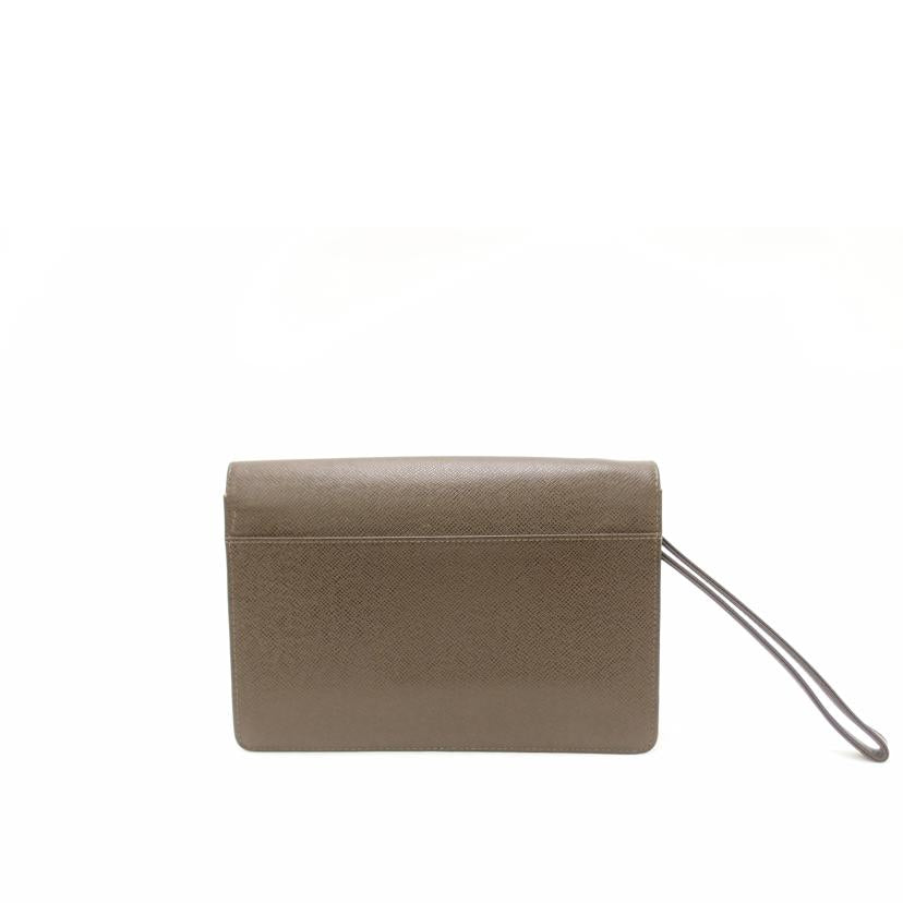 LOUIS VUITTON ルイヴィトン ルイ・ヴィトン レザー セカンドバック クラッチバッグ 茶 メンズ/セレンガ/タイガ/グリズリ/M30782//CA0***/ABランク/69