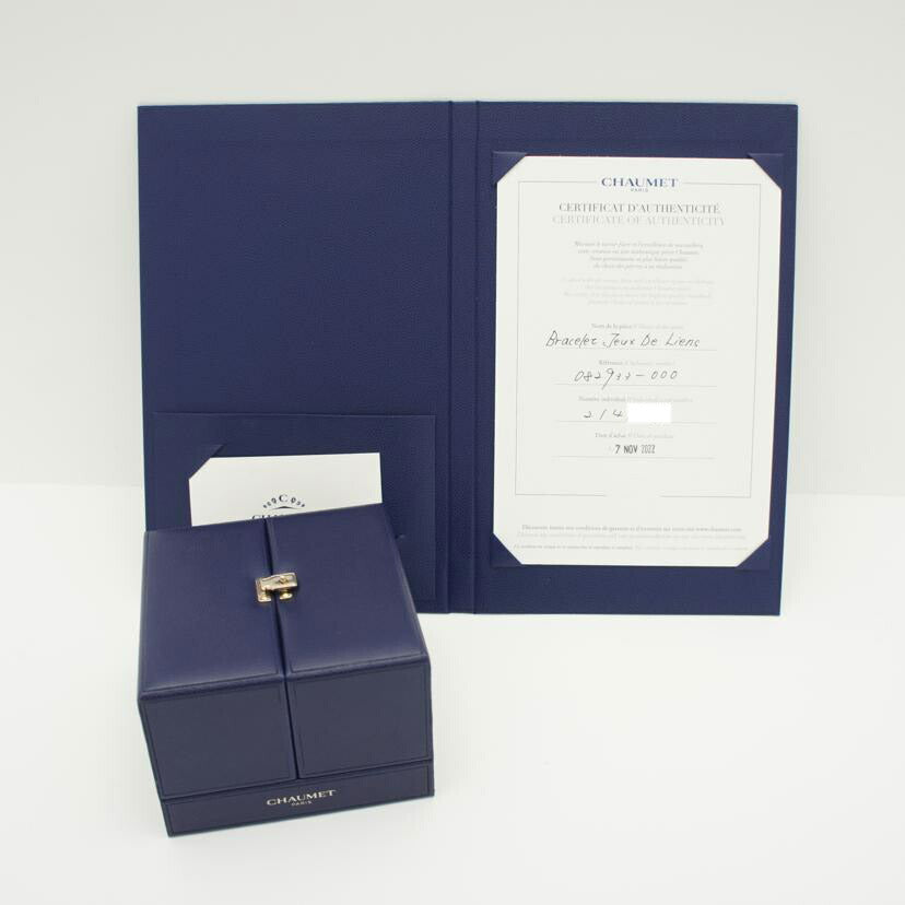 CHAUMET ショーメ/CHAUMEI 750 JEUX DE LIENS 「リアン」コレクション ジュ ドゥ リアン ブレスレット/082933-000//2147719/Aランク/84