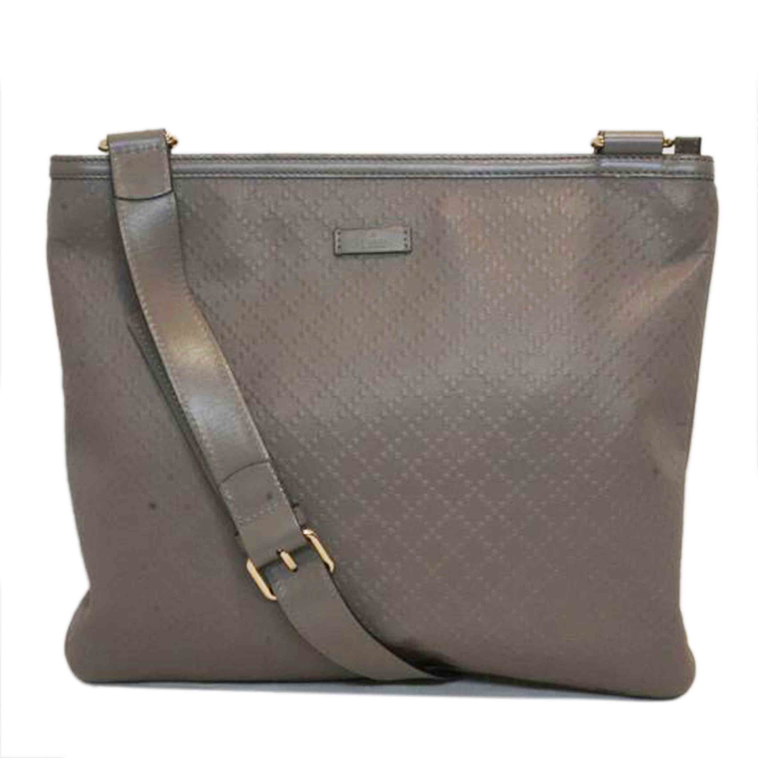 GUCCI グッチ/ディアマンテPVCショルダーバッグ/グレー/201446//002***/Aランク/92