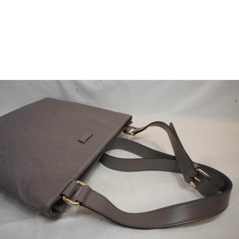 GUCCI グッチ/ディアマンテPVCショルダーバッグ/グレー/201446//002***/Aランク/92