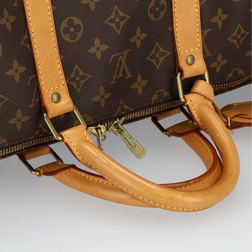 LOUIS VUITTON ルイヴィトン ルイ・ヴィトン ビトン ショルダーバッグ ハンドバッグ トートバッグ 2wayバッグ ボストンバッグ トラベルバッグ 2wayバッグ ブラウン メンズ レディース 定番 人気 LV 斜め掛け 肩がけ/キーポル・バンドリエール 55/モノグラム /M41414//SP0***/Bランク/93