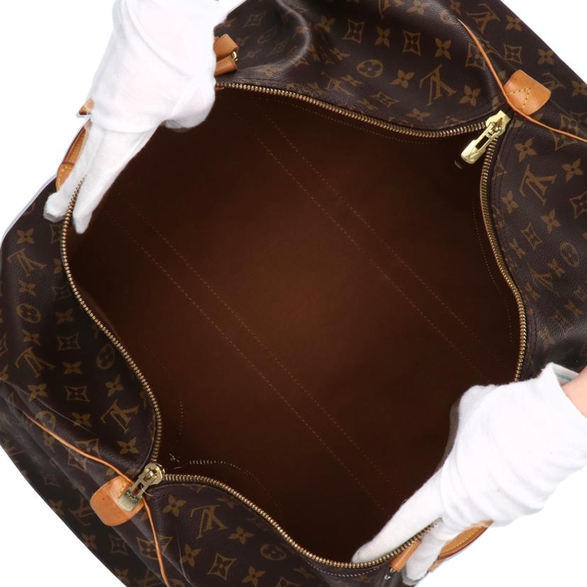 LOUIS VUITTON ルイヴィトン ルイ・ヴィトン ビトン ショルダーバッグ ハンドバッグ トートバッグ 2wayバッグ ボストンバッグ トラベルバッグ 2wayバッグ ブラウン メンズ レディース 定番 人気 LV 斜め掛け 肩がけ/キーポル・バンドリエール 55/モノグラム /M41414//SP0***/Bランク/93