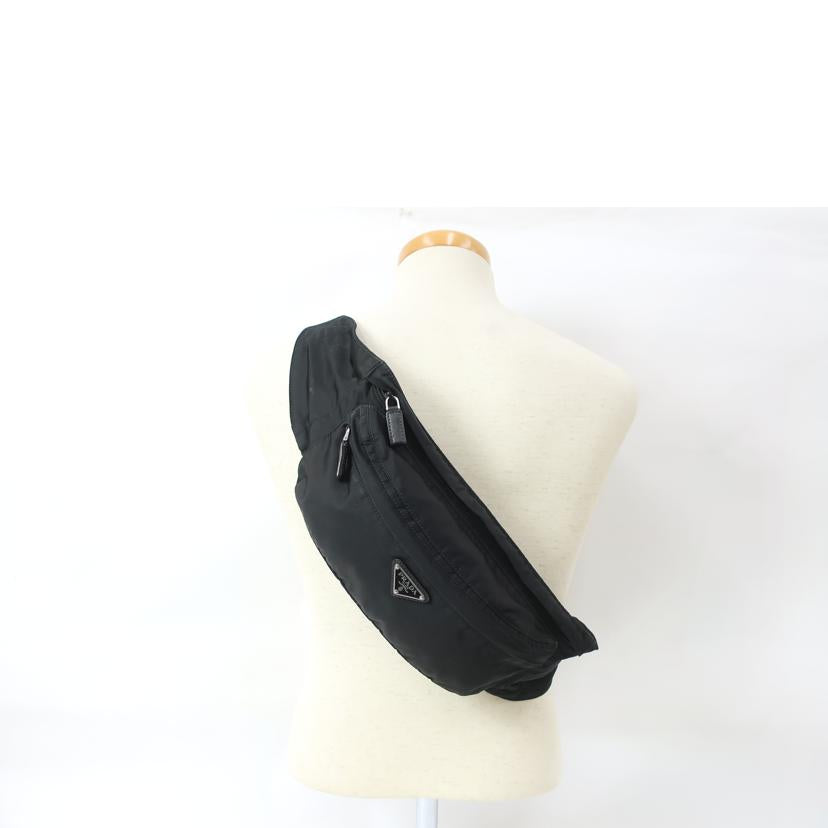 PRADA プラダ/ウエストポーチ ボディバッグ ナイロン 黒 ブラック//Bランク/65