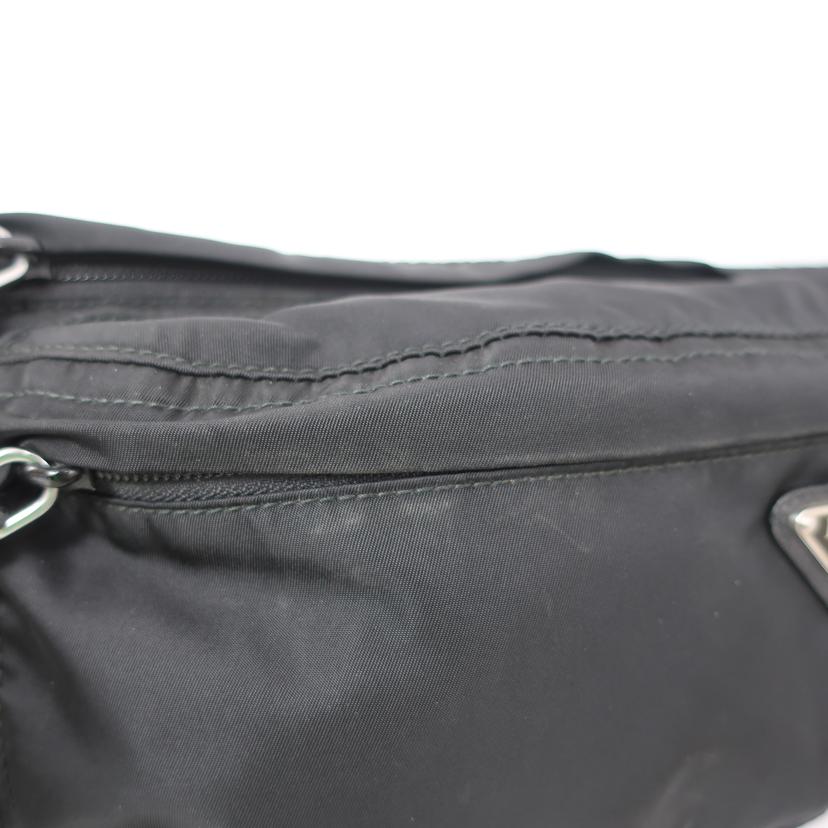 PRADA プラダ/ウエストポーチ ボディバッグ ナイロン 黒 ブラック//Bランク/65