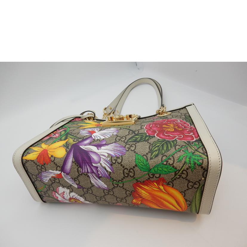 GUCCI グッチ/GGスプリーム・パドロックスモール/花柄/498156//493492/SAランク/02