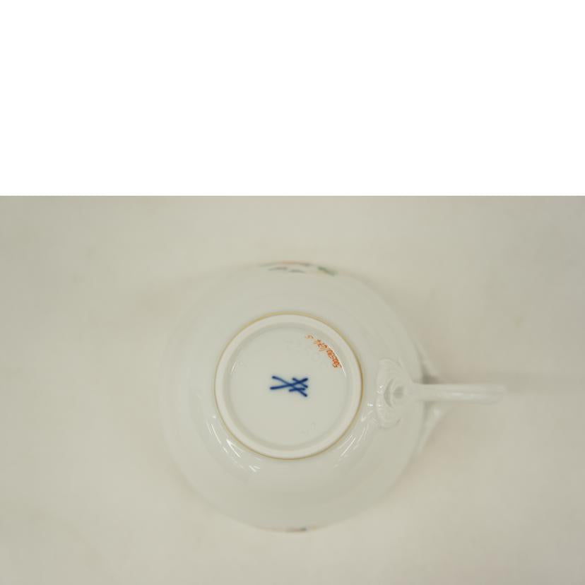 MEISSEN マイセン/金彩・2種類の花 2客セット//ABランク/05