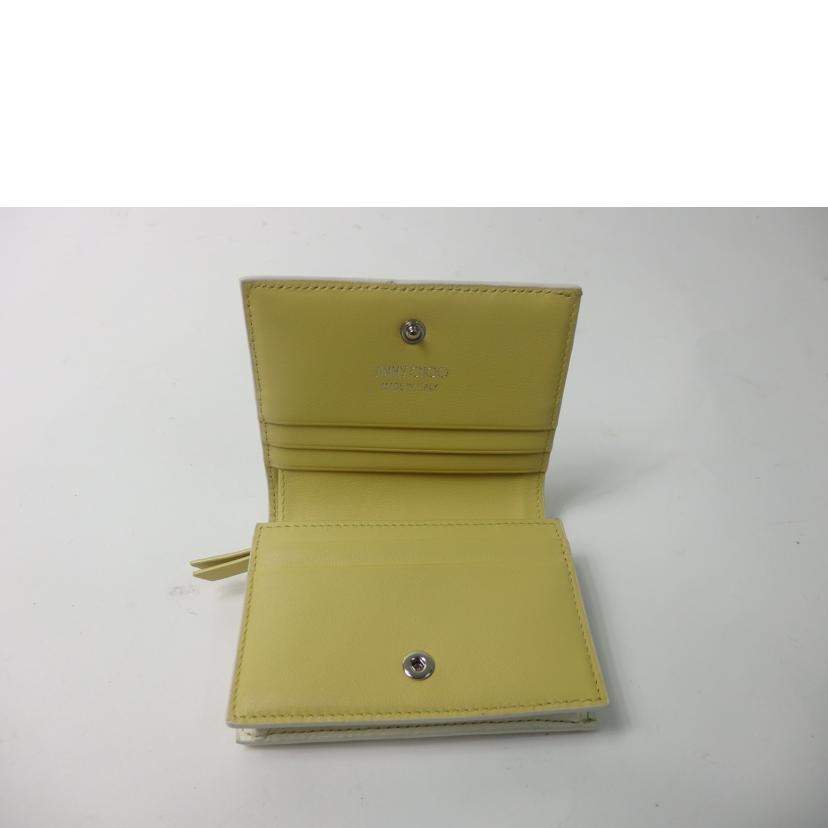 JIMMY CHOO ジミーチュウ/スタースタッズ付レザーコンパクトウォレット/マルチカラー/HANNE.UUF//TCC3N2/SAランク/84