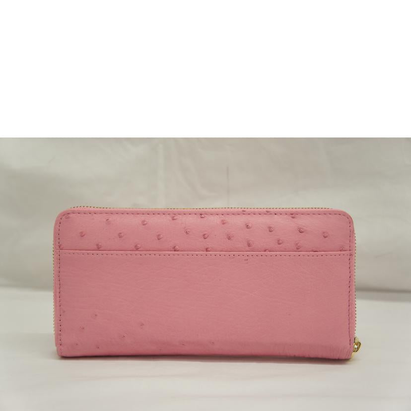 RODANIA ロダニア/オーストリッチラウンドファスナー長財布/RD009896PPK//Aランク/05