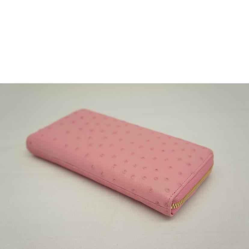 RODANIA ロダニア/オーストリッチラウンドファスナー長財布/RD009896PPK//Aランク/05