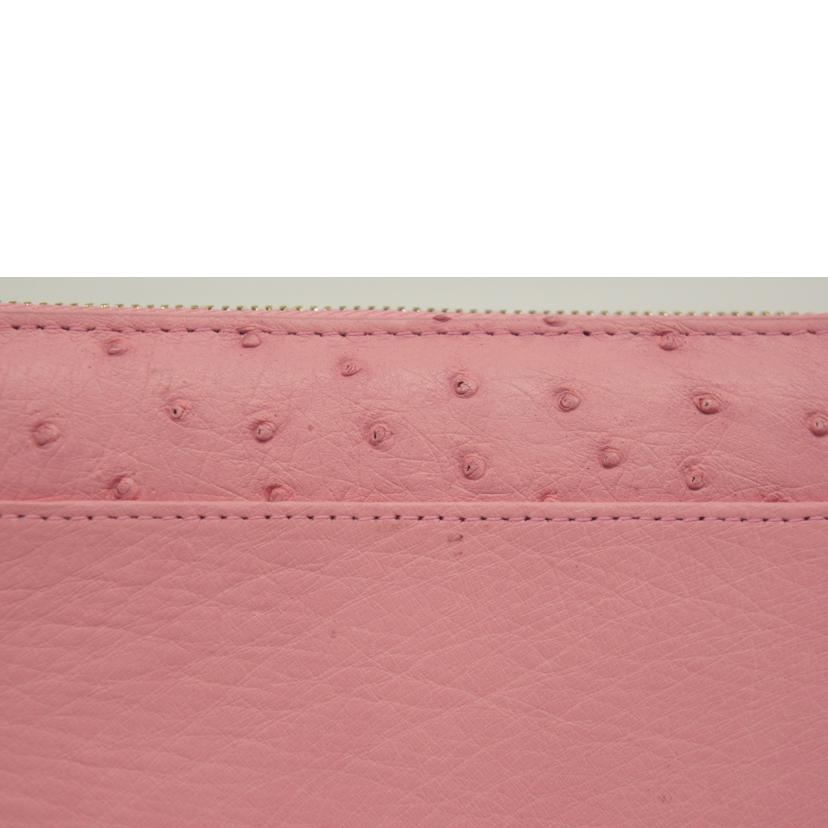 RODANIA ロダニア/オーストリッチラウンドファスナー長財布/RD009896PPK//Aランク/05