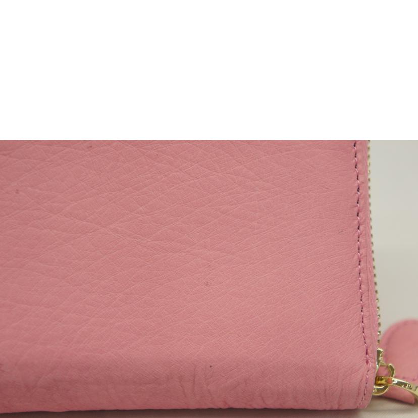 RODANIA ロダニア/オーストリッチラウンドファスナー長財布/RD009896PPK//Aランク/05