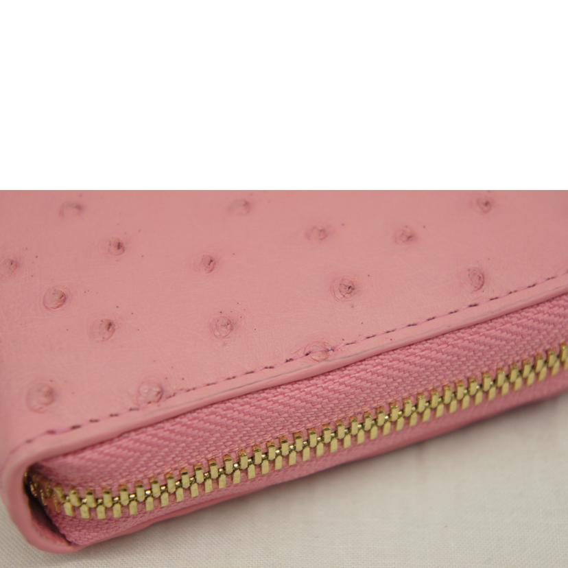 RODANIA ロダニア/オーストリッチラウンドファスナー長財布/RD009896PPK//Aランク/05