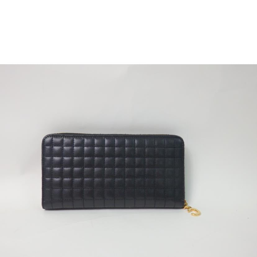 CELINE セリーヌ/Cチャームレザーラウンドファスナー長財布/10B553BFL.38NO//S-GA-0149/ABランク/84