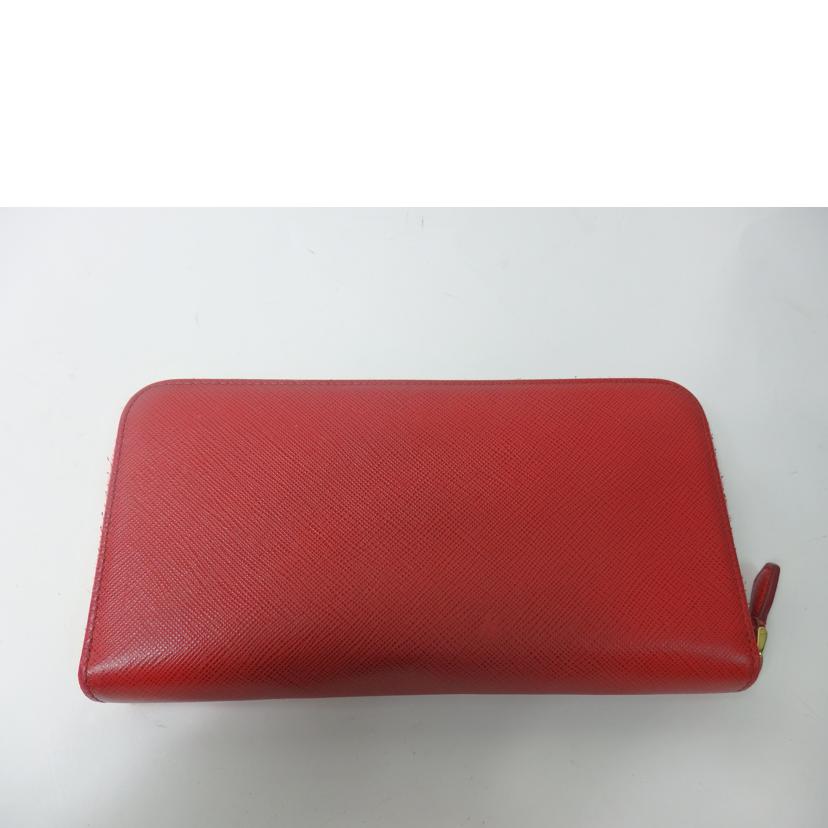 PRADA プラダ/サフィアーノラウンドファスナー長財布/FUOCO/1ML506//42/Bランク/84