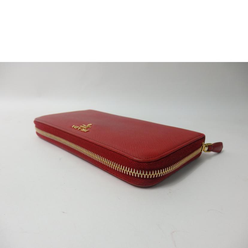 PRADA プラダ/サフィアーノラウンドファスナー長財布/FUOCO/1ML506//42/Bランク/84