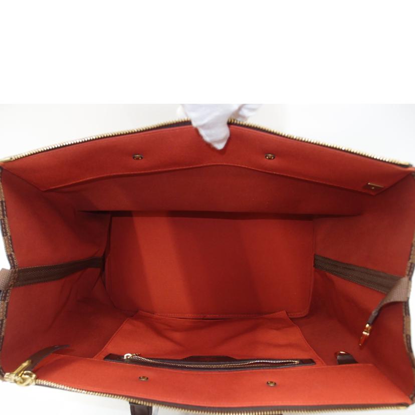 LOUIS VUITTON ルイヴィトン ルイ・ヴィトン ビトン 市松模様 ブラウン 茶 トラベルバッグ ハンドバッグ トートバッグ メンズ レディース 定番 人気 LV /グリニッジPM/ダミエ・エベヌ/N41165//AR0***/Aランク/69