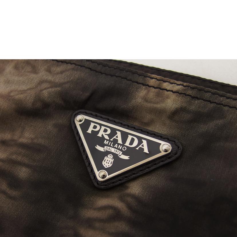PRADA プラダ ナイロン ブラウン/リバーシブルトートバッグ//110/ABランク/04