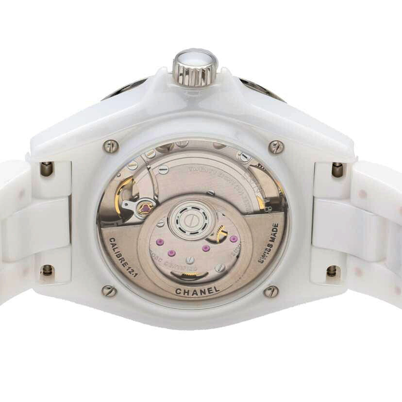 CHANEL シャネル/J12/ホワイトセラミック/12Pダイヤ/自動巻/H5705//484**/ABランク/91