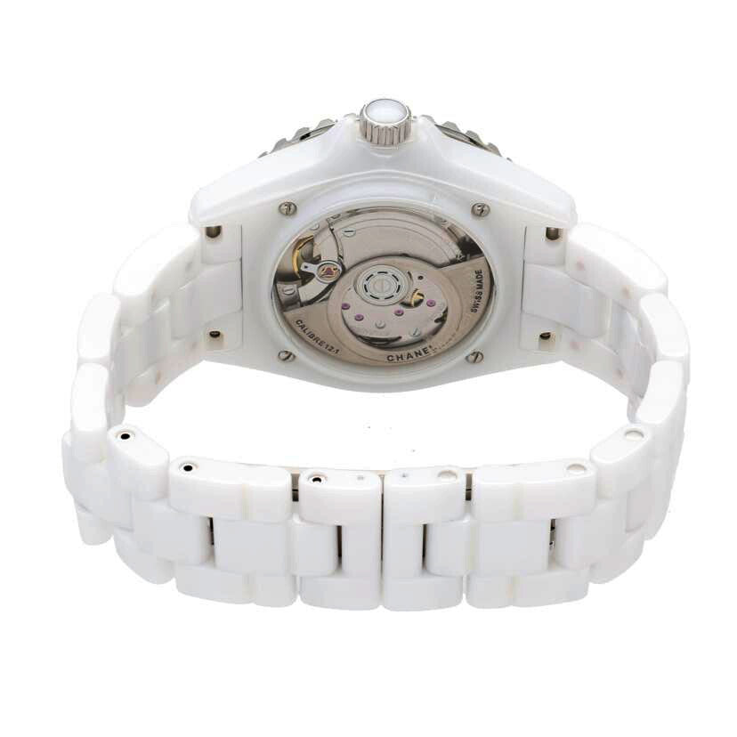 CHANEL シャネル/J12/ホワイトセラミック/12Pダイヤ/自動巻/H5705//484**/ABランク/91