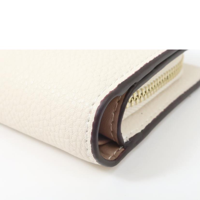 COACH コーチ/レザーキャットプリント 二つ折り財布/CC472//Aランク/65