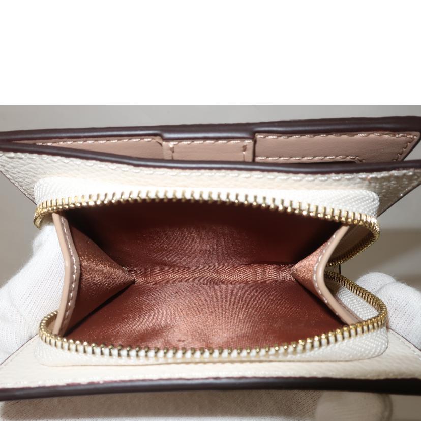 COACH コーチ/レザーキャットプリント 二つ折り財布/CC472//Aランク/65