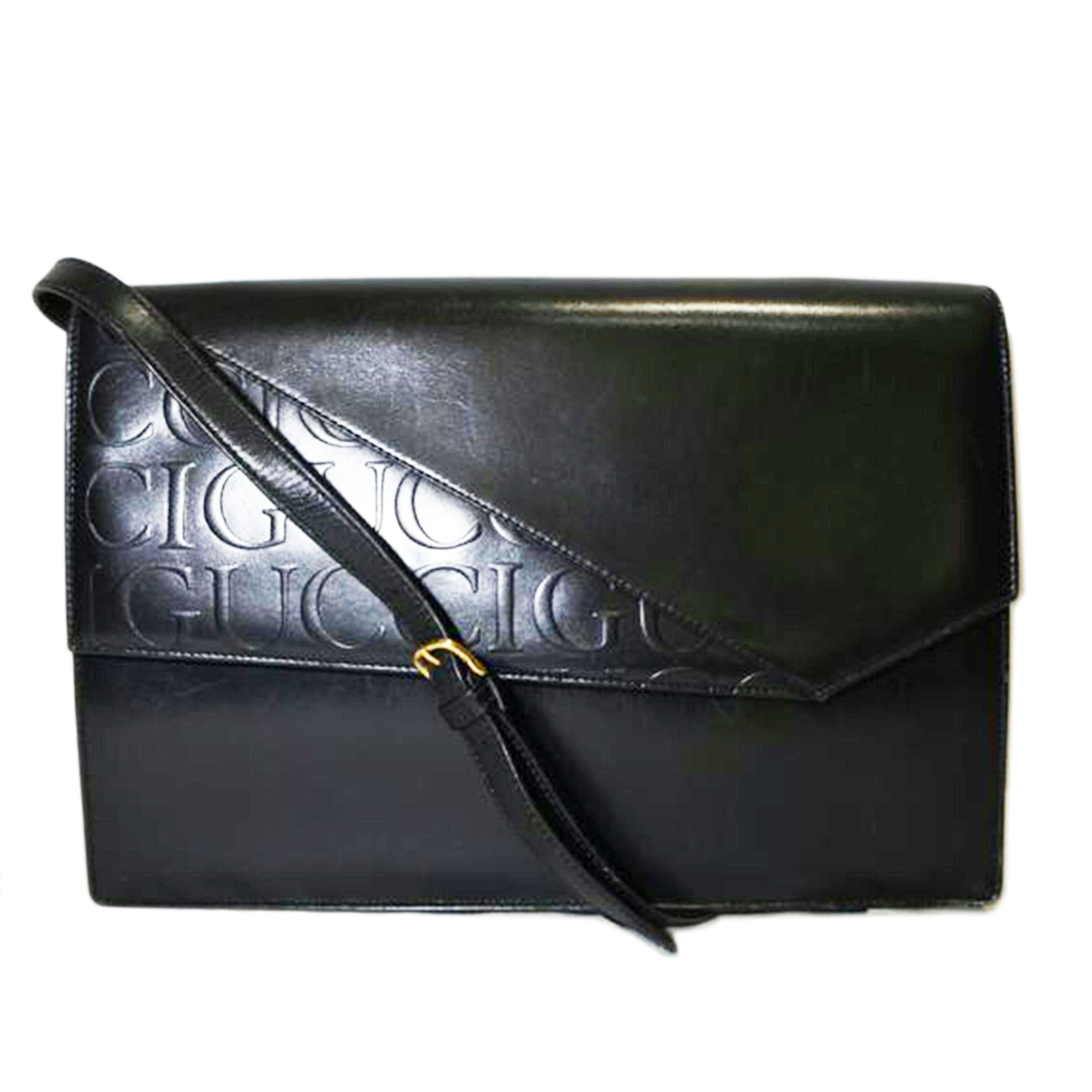 GUCCI グッチ/ロゴ型押しショルダーバッグ/004.33.070//Bランク/94