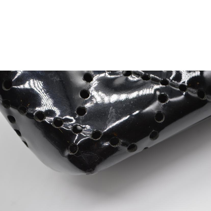 CHANEL シャネル/ココマークパンチングパテントショルダーレザートート//8756755/Bランク/89
