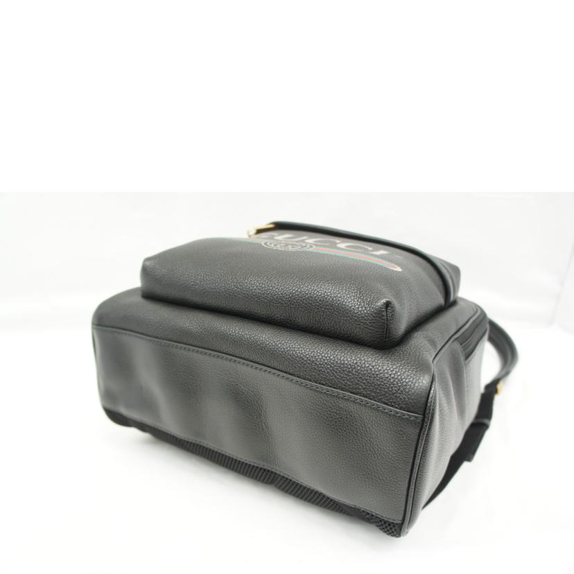 GUCCI グッチ/バックパック/レザープリント/547834//493075/Aランク/05
