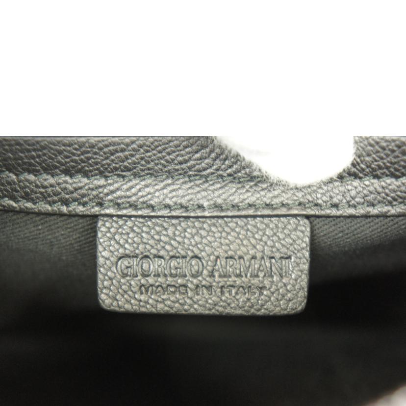 GIORGIO ARMANI ジョルジオアルマーニ/レザーメッセンジャーバッグ/Y2M197 YDZ1J//Aランク/05
