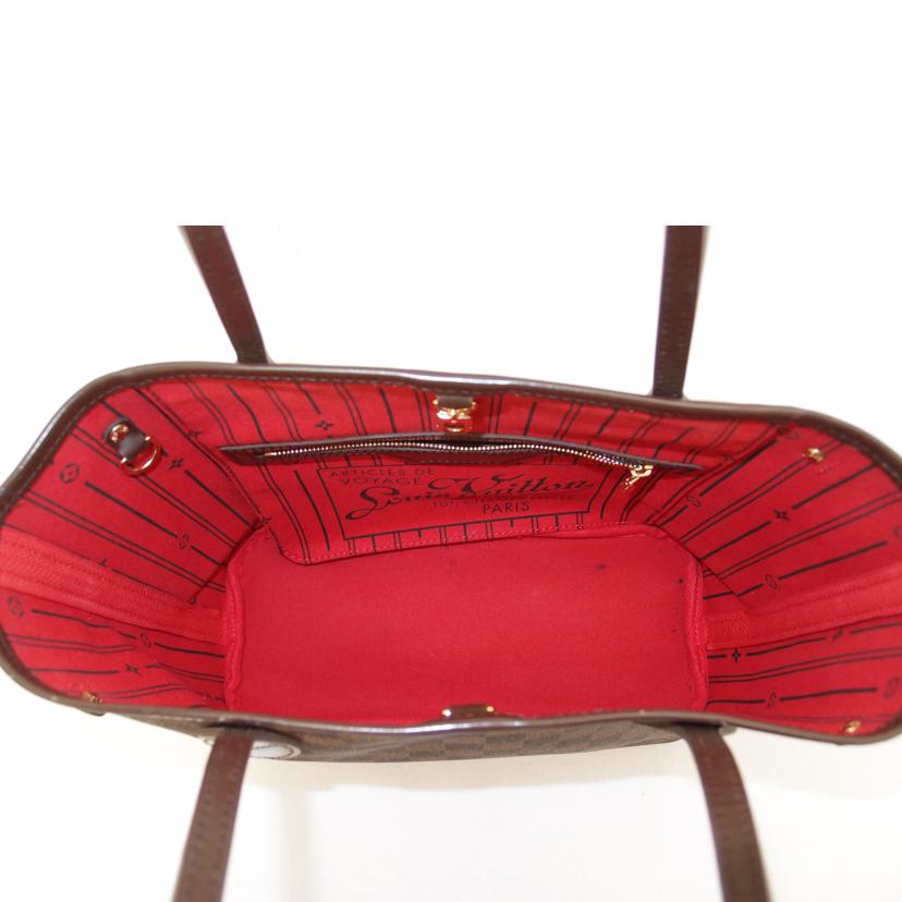 LOUIS VUITTON ルイヴィトン ルイ・ヴィトン ビトン 市松模様 ブラウン 茶 ショルダーバッグ ハンドバッグ トートバッグ レディース 定番 人気 LV 肩がけ/旧型ネヴァーフルPM/ダミエ・エベヌ/N51109//VI2***/Aランク/69