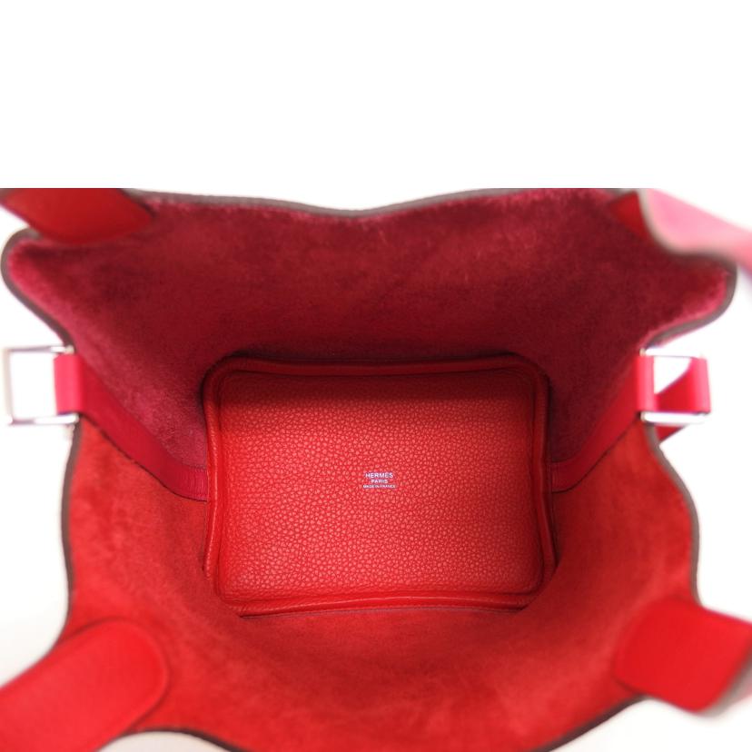 HERMES エルメス/ピコタンロックPMカザック/トリヨンクレマンス/ローズメキシコ×ローズエクストリーム×ルージュクー/弊社見立て//Y PU0 11NI/Aランク/04