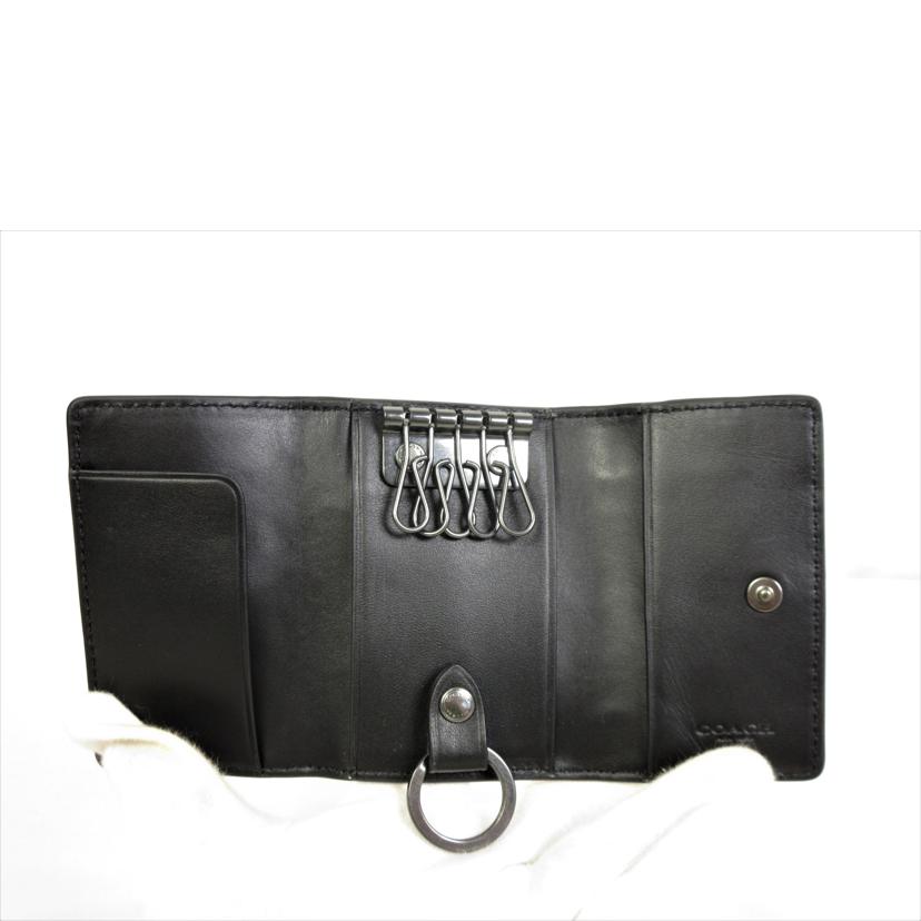 COACH コーチ/エンボスシグネチャー 5連キーケース/76986//M22**/Aランク/70