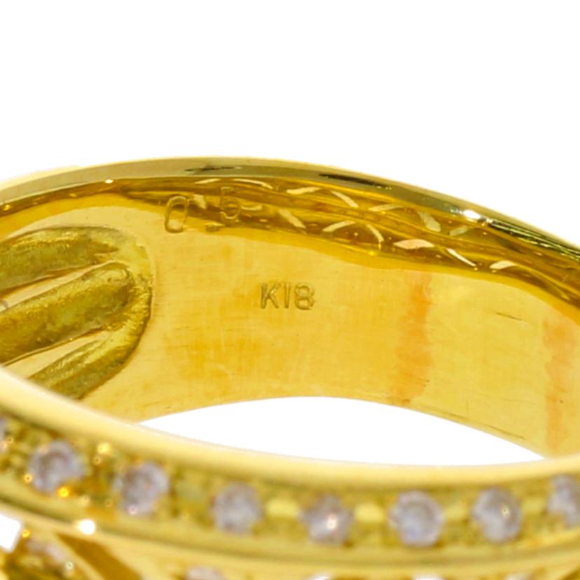 / K18ダイヤリング0.50ct/#15.5/7.8//Aランク/75