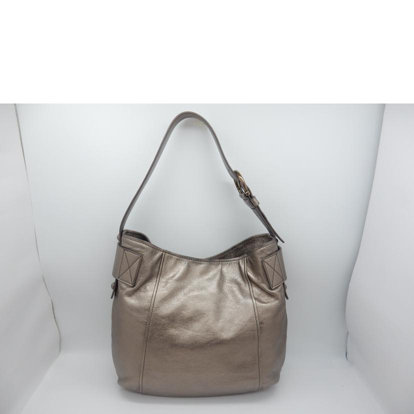 S.Ferragamo サルバトーレフェラガモ/ガンチーニ/ワンショルダーバッグ/シャンパンゴールド//ABランク/02