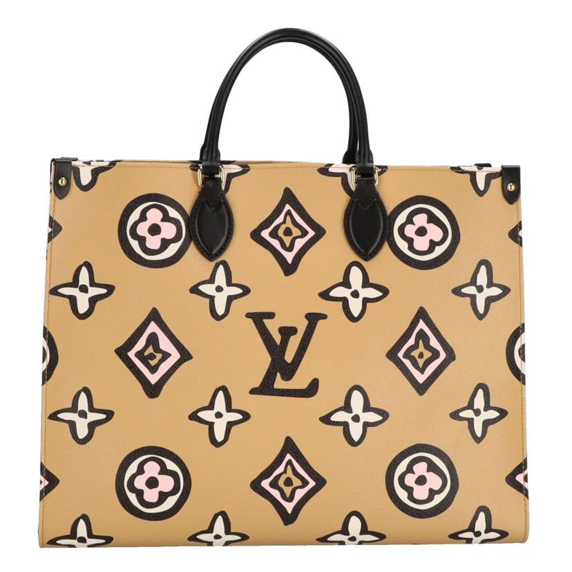 LV ルイヴィトン/オンザゴーGM/アリゾナベージュ/M45814//ICタ**/SAランク/75