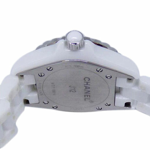 CHANEL シャネル/J12 ホワイト セラミック 12Pダイヤ/H 1628//X.C.F. 08214/Aランク/64