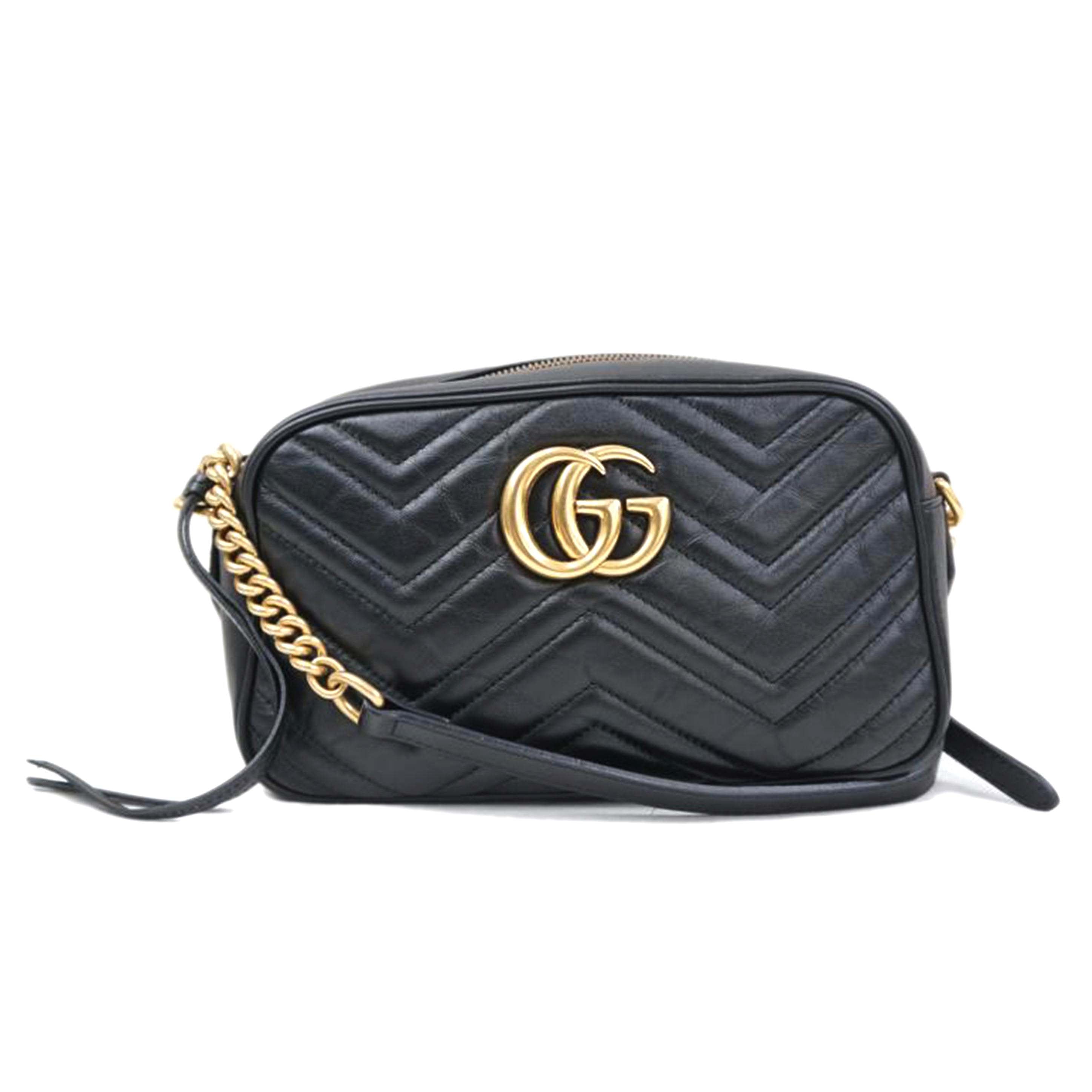 GUCCI グッチ/GGマーモント レザーショルダー/447632//204991/ABランク/67