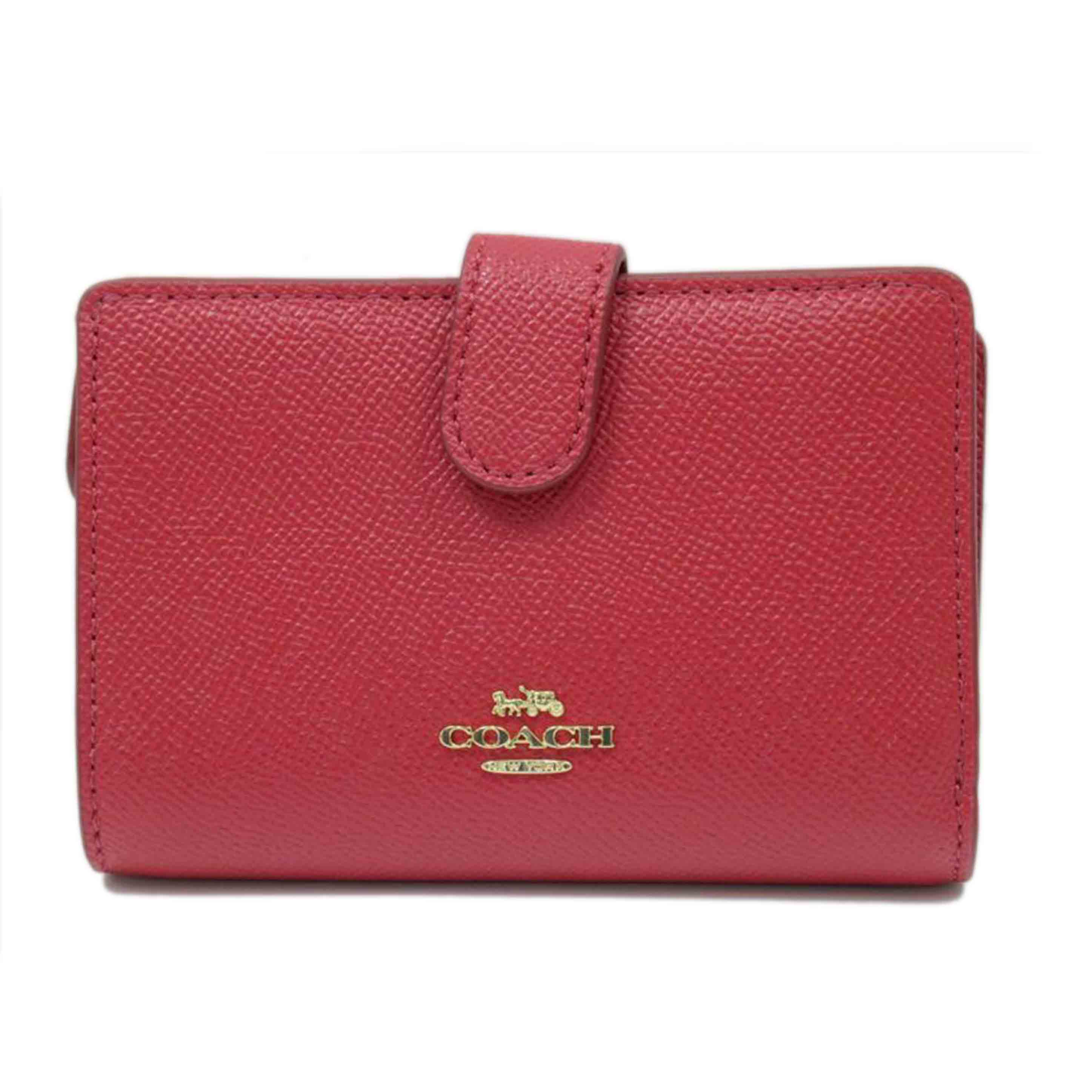 COACH/二つ折り財布/レザー/F11484//K19**/Aランク/63