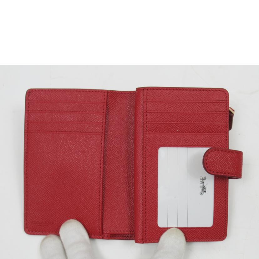 COACH/二つ折り財布/レザー/F11484//K19**/Aランク/63